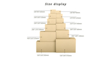 Hot Selling Custom Kraft Paper Boxes Portable Biodegradable Corrugated Packaging Clothing Attractive Price Environmentally Box1
