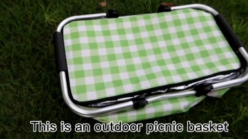 Longyang Collapsible Outdoor Food Storage Waterproof Ice Bag Thermal Insulation Picnic Basket  Bag Basket1