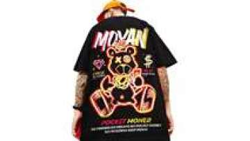 High Quality 100% Cotton Custom Printed Hip Hop Stone washed T Shirts Men's Vintage Print Logo T Shirts1