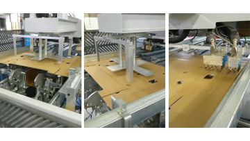 Hot melt glue Application Video of carton sealing process