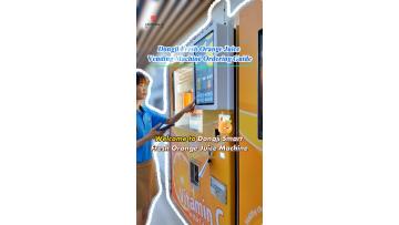 Custom Fresh Orange Juice Vending Machine