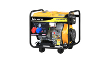 Hi-earns brand three phase 5kw diesel generator with four wheels1