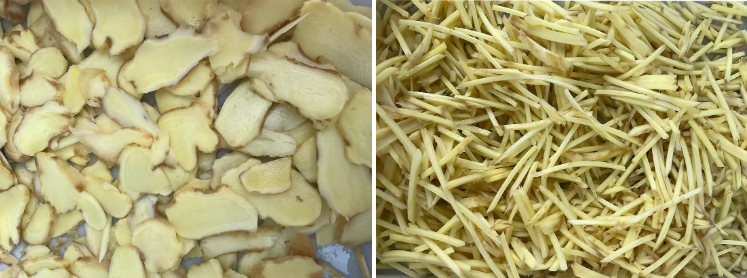 ginger cutting machine