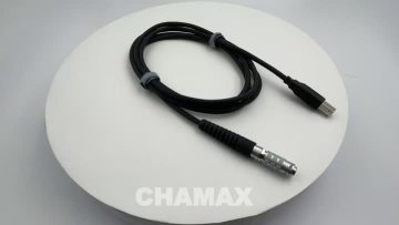 USB 2.0 B male to Aviation Plug cable