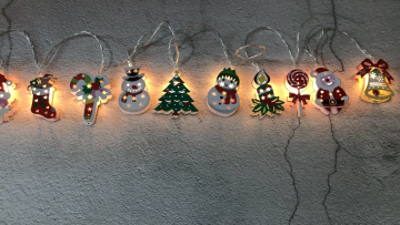 Fairy Lights Copper Wire LED String Lights Christmas Garland Indoor Bedroom Home Wedding New Year Decoration Battery Powered1