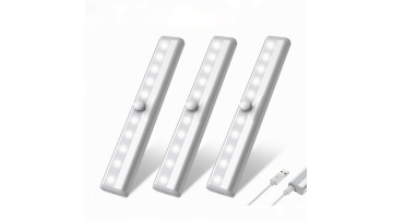 New Rechargeable LED Closet Light Motion Sensor led Under Cabinet Light Use for Closet Cabinet Wardrobe with remote control1