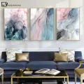 Colorful Ink Abstract Wall Art Canvas Poster and Print Modern Artwork Picture Painting Contemporary Nordic Home Room Decoration