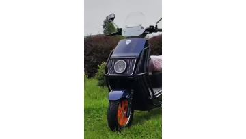 Stylish Electric Motorcycle with Bold Headlight
