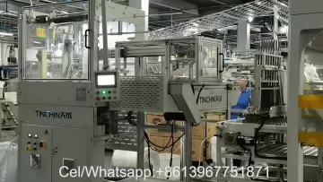 automatic lids countingg and packing machine