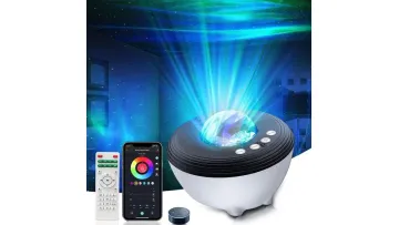 Aurora Star Projector Galaxy Projector Lights for Bedroom, WiFi Nebula Ceiling Projector Night Light with Music Speaker1