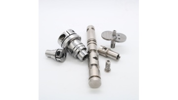 CNC Machining Turning Stainless Steel Metal Threaded Tube Aluminum End lid1