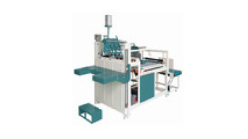 Semi Automatic popcorn box folding gluing machine1