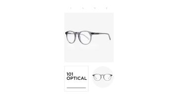 Round D-Frame  Acetate Optical Frames