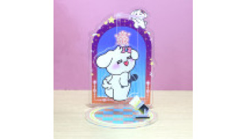 Customization Rotate Acrylic Centerpiece Stand Customized Acrylic Stand Anime Desktop Decoration Custom Holographic1