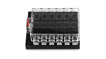 6 Way 12V Blade Fuse Block 12 Volt Waterproof Fuse Box Holder ATO/ATC/ATS Fuse Junction Box 12-32V DC Damp-Proof Protection Cove1