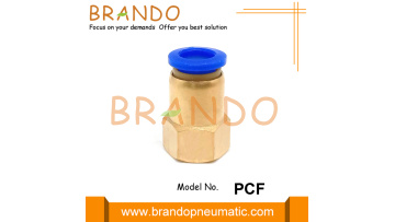 PCF Female Straight Pneumatic Fitting