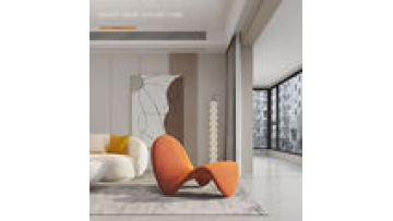 Nordic designer tongue chair Italian simple living room lazy single sofa leisure chair for living room furniture1