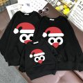 Christmas hat clothing family matching outfits mommy me baby son looking sweatshirt fashionable shirts daughter son long sleeve