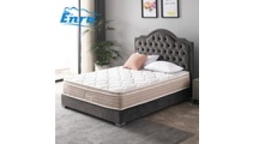 Mattress Pocket Spring 25cm Foam Bed Mattress Zone Latex Queen Size OEM Customized Box Logo Fabric Packing1