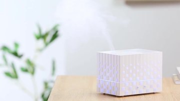 2020 Newly Rubik Cube Aroma Diffuser Portable car humidifier mini usb  cube air humidifier Essential Oil Diffuser with LED Light1