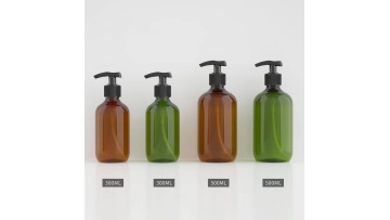 Lotion pump bottles in various volumes and colors