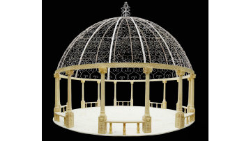 Elegant Luxury Marble Gazebo Pavilion for Ultimate Outdoor Sophistication