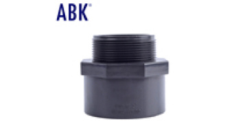 Plastic Water Connection Rubber Joint PVC Male Thread Adapter Pipe Fittings Male Adapter1