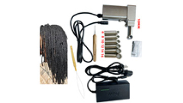 Mini Dreadlock Crochet Machine Set - DIY Hair Braiding Tool with 20 Hooks1