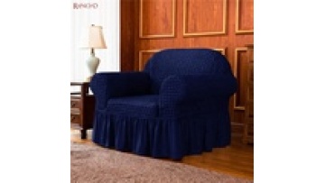 Navy blue Spandex covers for armchair non slip sofa cover elastic high stretch sofa cover1