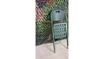Dark green outdoor folding chair