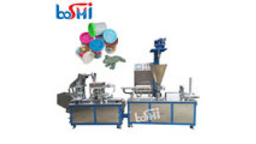 Full Automatic Plastic Cup Playdough Production Line Capping Play Dough Plasticine Modeling Packing Machine1