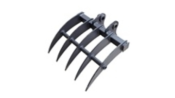 High-Quality Customized Frozen Soil Root Rake for Hitachi EX60 Excavator1