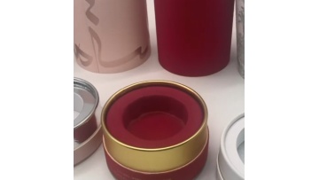 Cosmetics packaging round box