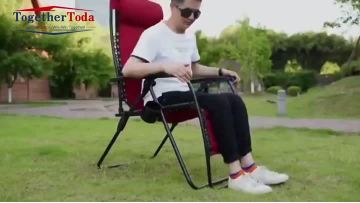 Modern casual metal frame folding chair