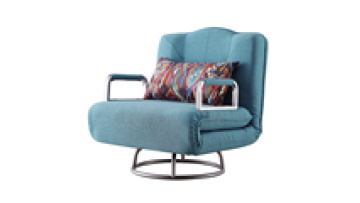 Modern Fabric Foldable Single Bed Chaise Lounge Sofa chair leisure single sofas for living room furniture1