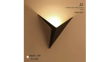 Stylish Modern Triangle LED Wall Lamps for Home and Cafe1