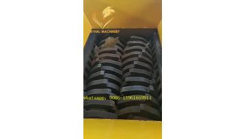 waste hard plastic double shaft shredder