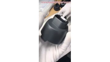 Injection-molded plastic frame parts