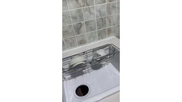 Sink water filter dish rack (Electroplated version)