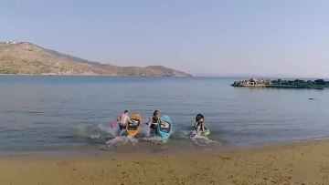 Water floating platform Fishing pontoon portable fishing boat air cushion inflatable magic carpet1