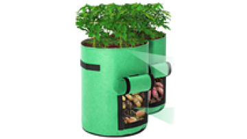 Felt Potato Grow Bag Fabric Planter Pot Garden Bags For Outdoor 10 gallon1