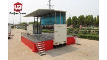 Mobile exhibition trailer  with LED Wall 
