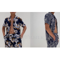 Bandana Print Hawaiian Shirt for Seaside men