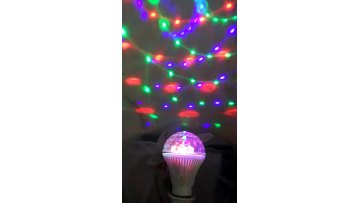 LED Nightclub Stage RGB LED Lighting Colorful Crystal Magic Lamp Rotating Disco Dancing Party Ambient Lighting Bulb DJ Light1