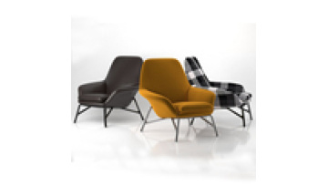 Yellow fabric Modern style room chair living furniture relaxation morden chairs for bedroom1