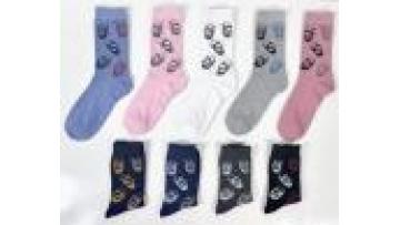 Manufacturer Custom logo Various styles tube sock High quality Funny Cute Women's socks Cotton socks for women1