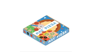 Wholesale can be customized logo printed one-time pizza box commercial1