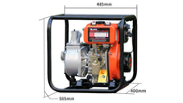 Low price 173F 5hp 2 inch standard pressure aluminum diesel water pump with air cooled engine1