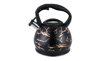 3L Stainless steel black coated whistle kettle FH-679