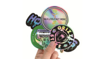 Wholesale Custom Die Cut Hologram Stickers for Mobile Phones1